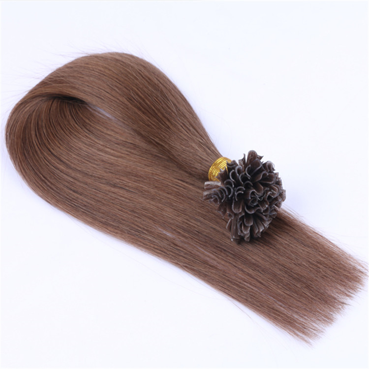China factory price double drawn remy u tip hair extension hair suppliers QM055